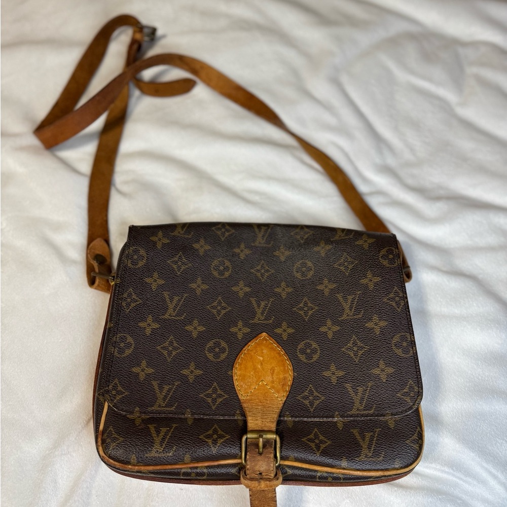 LV Monogram Cartouchière Vintage crossbody